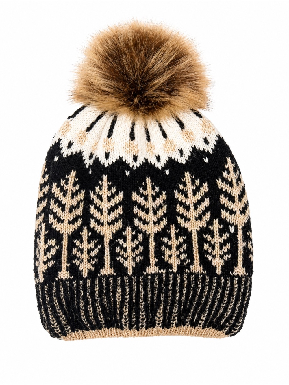 Fair Isle Forest Snow Hat